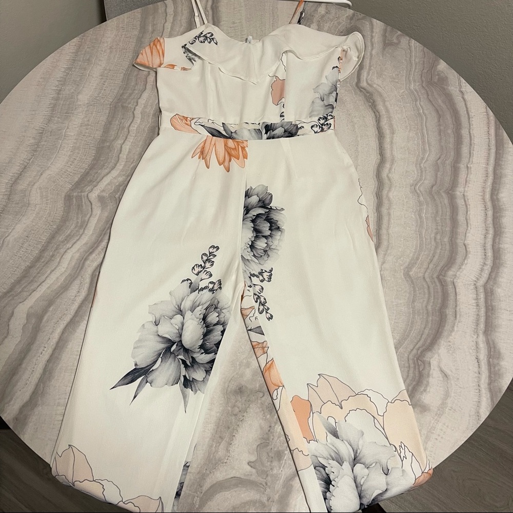 Fashion Nova floral jumpsuit